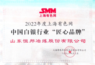 2022年度上海有色網中國白銀午夜成人性视频“匠心品牌”